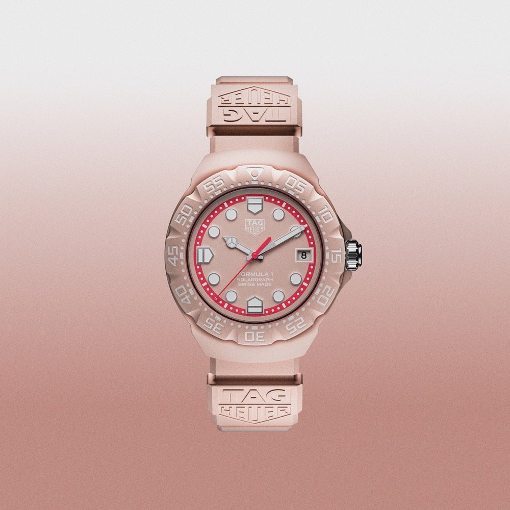 TAG Heuer's Formula 1 Solargraph Has Gone Pastel — Cake The Mag
